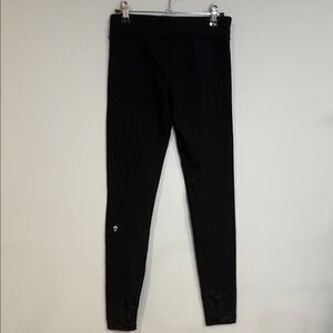 Ivivva lululemon black fold over full length leggings